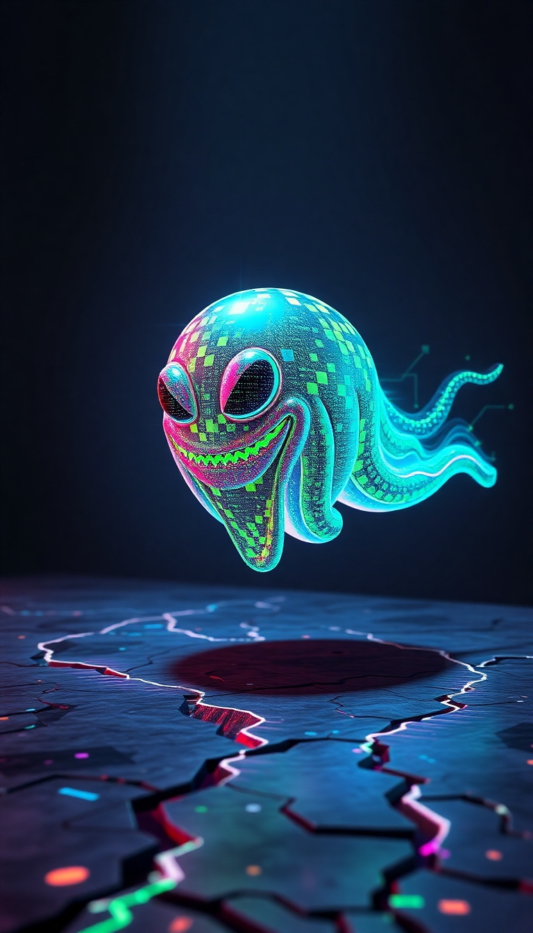 Pao mise en page internet vidéo illustration 3d serveur IA générative AI freelance paris studio de création magazines 009